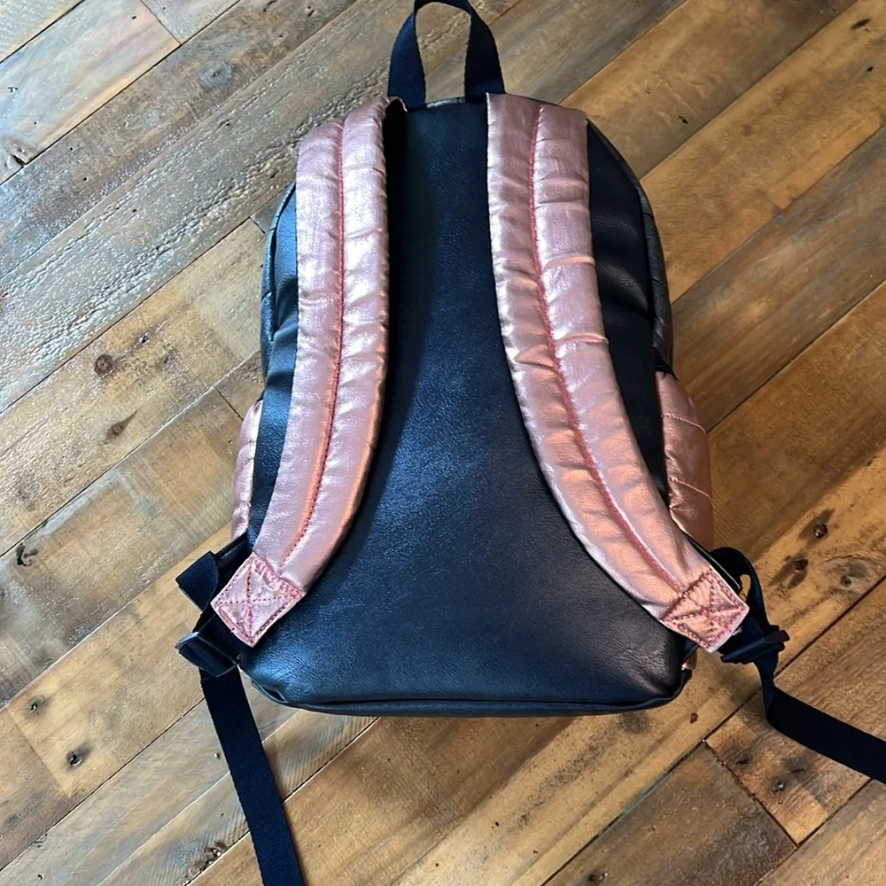 Gap kids blue gold pink metallic backpack. EUC weathered look travel vacation